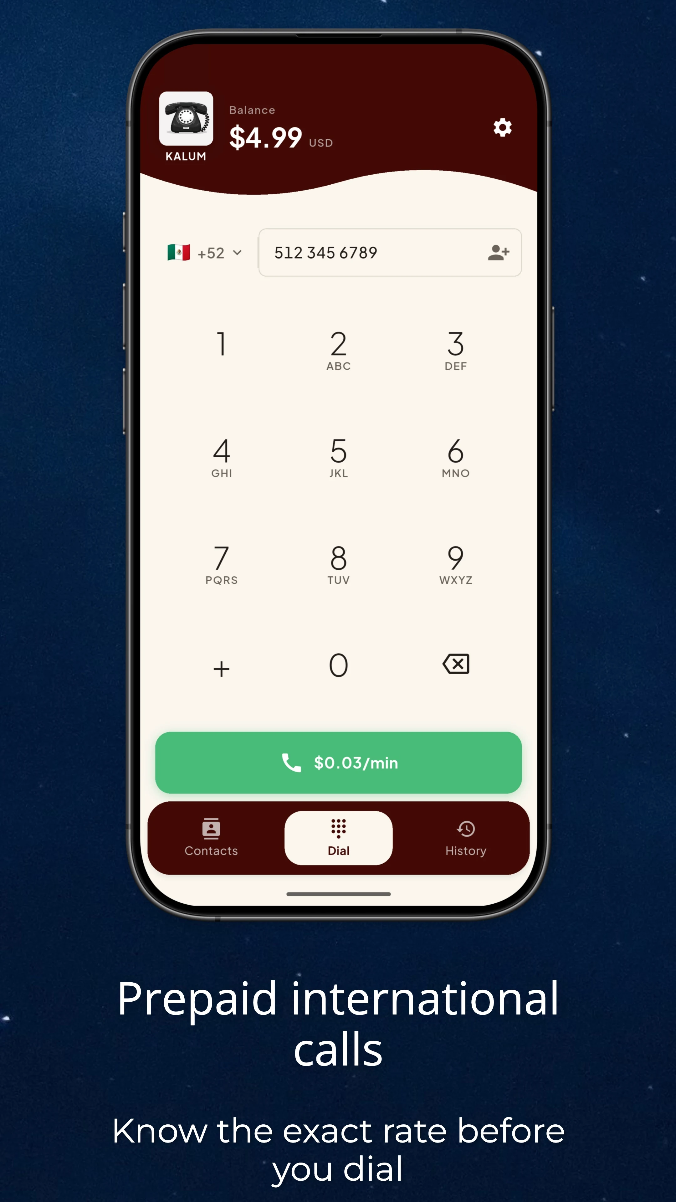 Kalum: International Calling screenshot